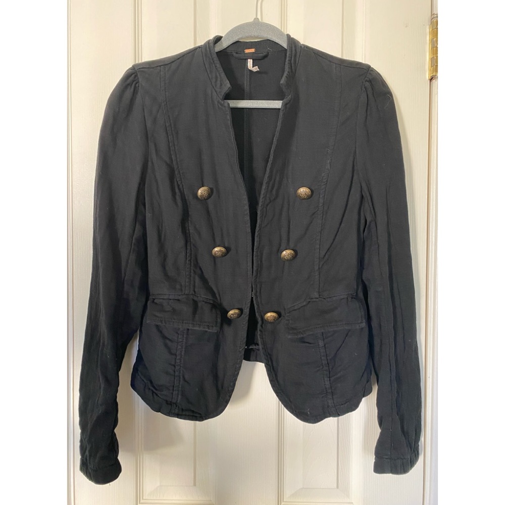 FREE PEOPLE Military Style Jacket Size Small